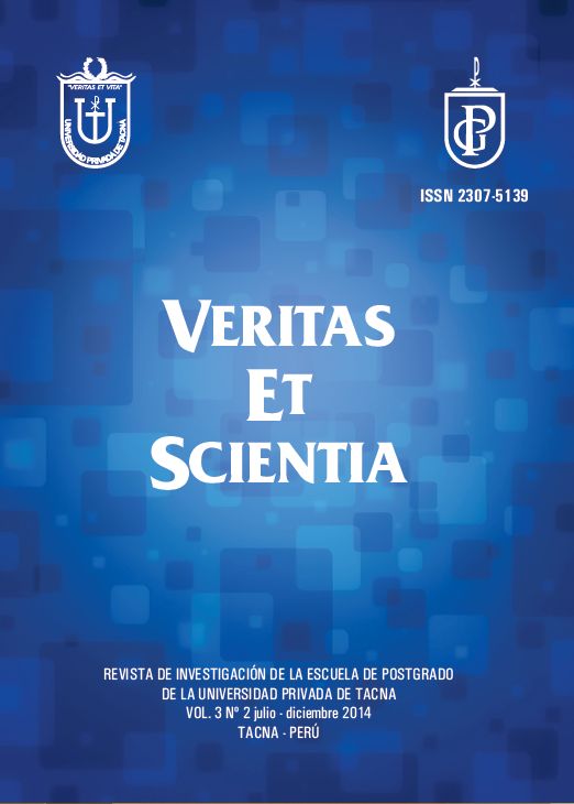 					View Vol. 3 No. 2 (2014): Veritas et Scientia
				