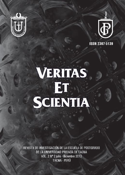 					View Vol. 2 No. 2 (2013): Veritas et Scientia
				