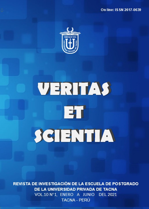 					Ver Vol. 10 Núm. 1 (2021): Veritas et Scientia
				
