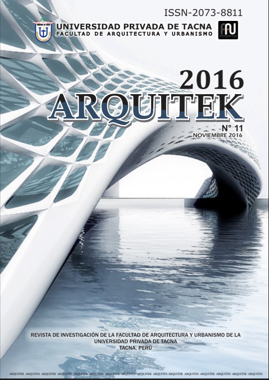 					Ver Núm. 11 (2016): Arquitek
				