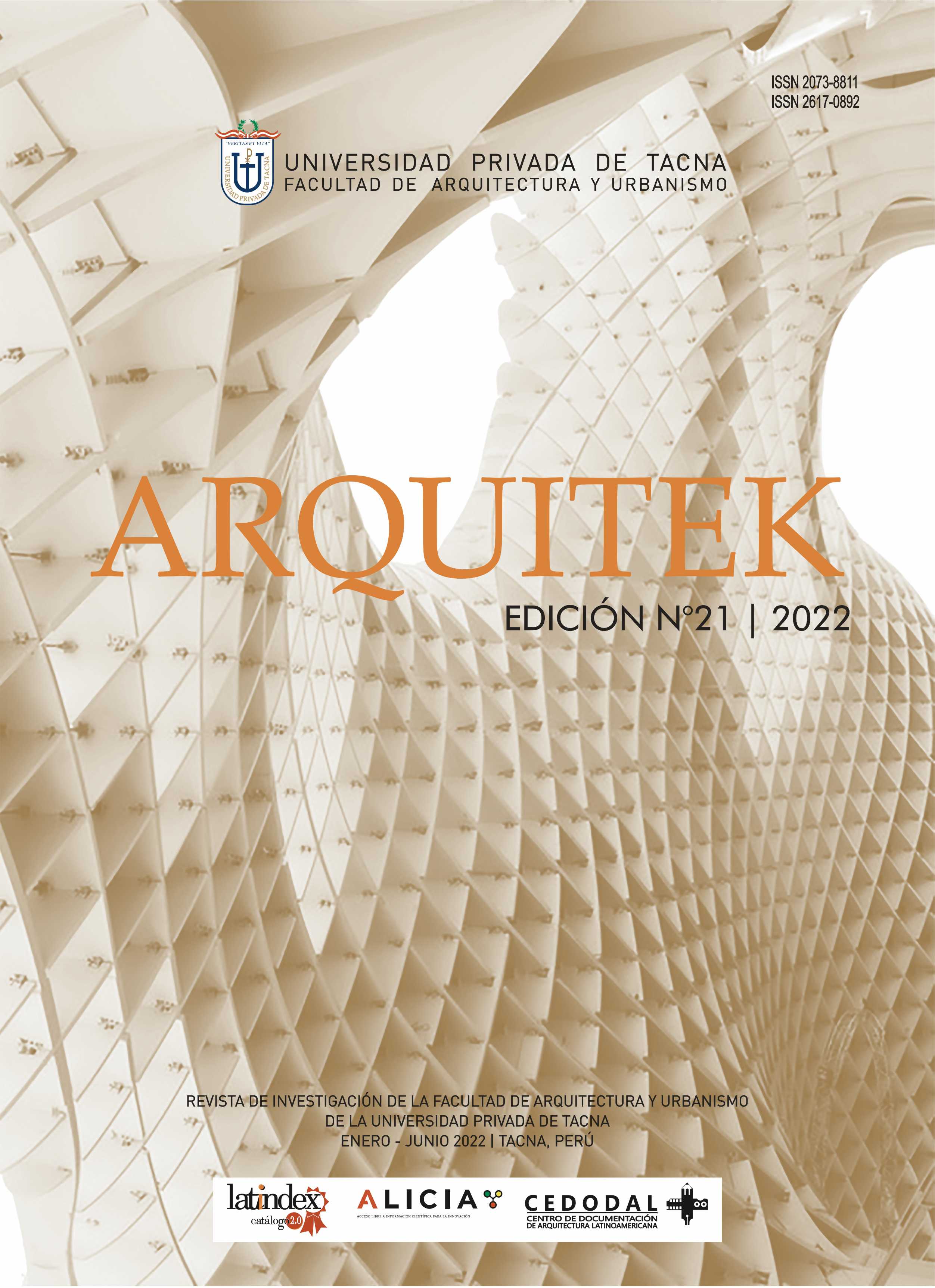 					Ver Núm. 21 (2022): Arquitek
				