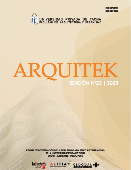 					Ver Núm. 23 (2023): Arquitek
				